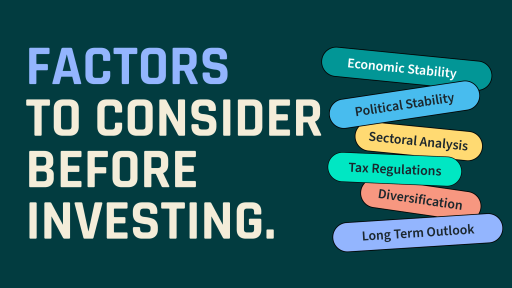 Factors to consider before Investing